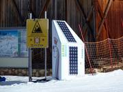 Alpine climate ski area Carezza