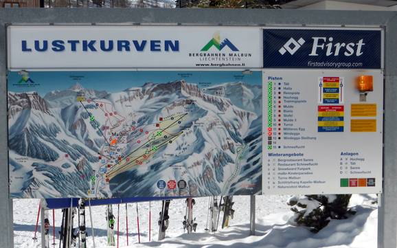 Liechtenstein Alps: orientation within ski resorts – Orientation Malbun