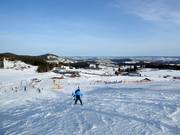Easy slope at the Schwärzen lifts