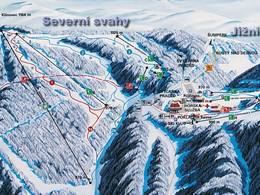 Trail map Červenohorské sedlo