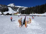 Conveyor belt at the valley station