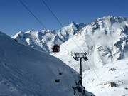 Panorama cable car in front of the Großglockner