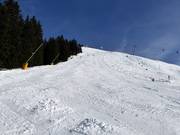 Black slope from the Choralpe to Westendorf