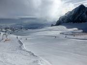 Wide slope at the Schladminger Glacier Lift