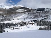Solitude village directly at the ski resort