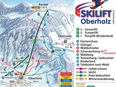 Trail map Oberholz – Farner