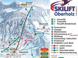 Trail map Oberholz – Farner