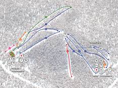 Trail map SOK – Krasnaya Glinka