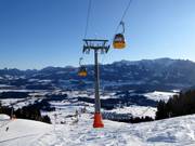 Hörnerbahn - 6pers. Gondola lift (monocable circulating ropeway)