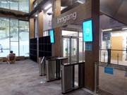 Access to the SNØ ski hall