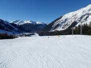 Wide and easy slope at Egghof Sun Jet