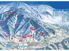 Trail map Muju Deogyusan Resort