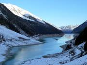 Magnificent view from the road of the Gepatsch reservoir