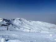 View from the highest point in the ski resort of Sierra Nevada