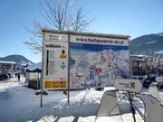 Information board at the valley station