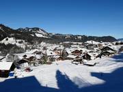 Riezlern in the Kleinwalsertal at the Kanzelwandbahn