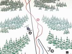 Trail map Koziakas – Pertouli