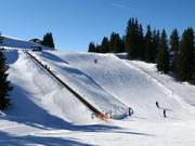 Beginner slope with conveyor belt at Kapell