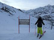 Very steep, ungroomed slope: Obere Böden Kletterwand