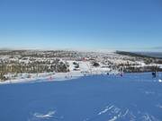 Ski area section Högfjället in Sälen