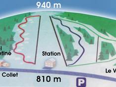 Trail map Hautes Navières – Le Valtin