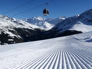 Very good slope grooming in Santa Caterina Valfurva