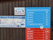 Information at the valley station