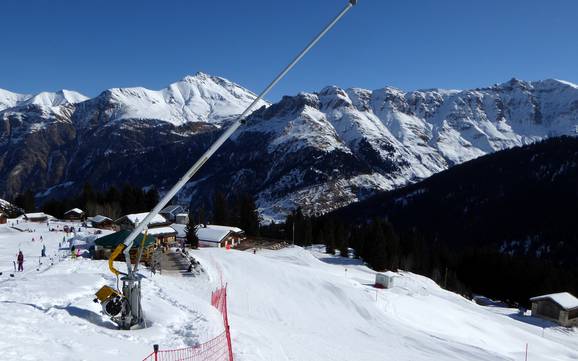 Snow reliability Adula Alps – Snow reliability Vals – Dachberg