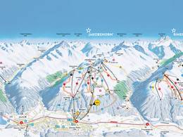 Trail map Jakobshorn (Davos Klosters)