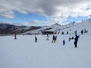 Practice slope with conveyor belts