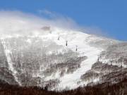 View of the difficult slope Center Bowl Way