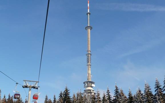 Biggest height difference in Upper Franconia (Oberfranken) – ski resort Ochsenkopf