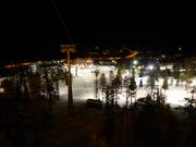 Night skiing Ruka