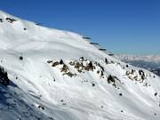 Ski route Heuwand-Steilhang (at the Gratlift)
