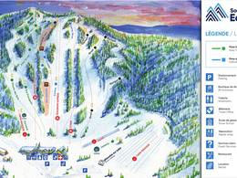 Trail map Sommet Edelweiss