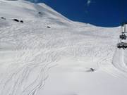 Off-piste slopes in Samnaun