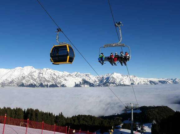 Tulfein Express (Glungezerbahn II) - Combined installation (6 pers. chair and 10 pers. gondola)