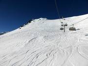 Ungroomed off-piste slopes