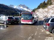 Ski bus in San Martino di Castrozza