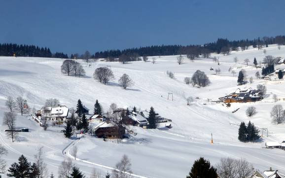 Skiing near Horben