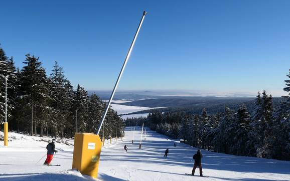 Snow reliability Ústí nad Labem Region (Ústecký kraj) – Snow reliability Klínovec (Keilberg)
