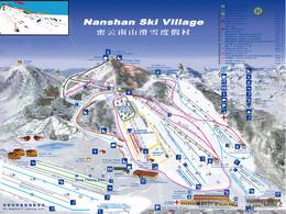 Trail map Nanshan
