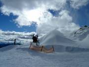 Snow depot at Grubigstein