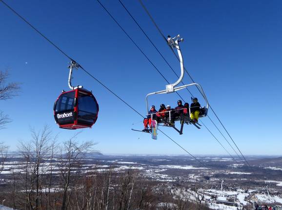 Express du Village - Combined installation (6 pers. chair and 8 pers. gondola)