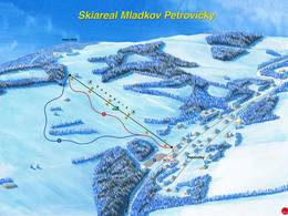 Trail map Mladkov-Petrovičky