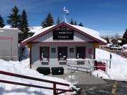 Well-maintained ticket area