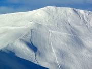 View of the difficult slope Augstchummi