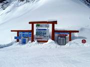 Detailed information at the mountain station