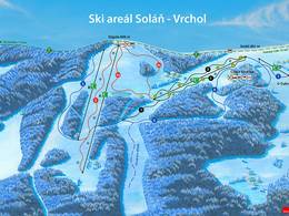 Ski resort Soláň – Vrchol
