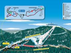 Trail map Planche des Belles Filles